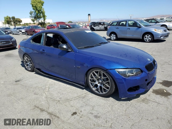 2011 BMW 3 Series 335is with VIN WBAKG1C54BE362868, listed as a Copart auction lot 62237455 with Not provided miles and Non repairable. Bid and sale history available at DreamBid. Image 4.