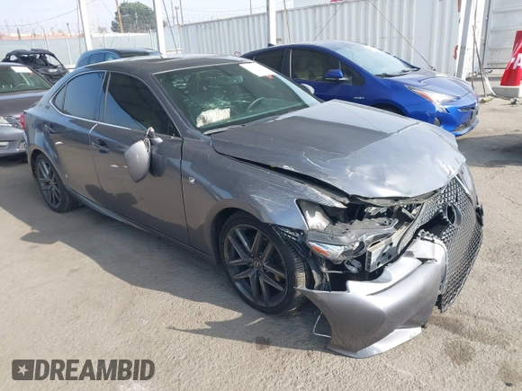 2015 Lexus IS with VIN JTHBF1D24F5077022, listed as a IAAI auction lot 41186330 with 66,969 mi miles and . Bid and sale history available at carsss.com. Image 1.