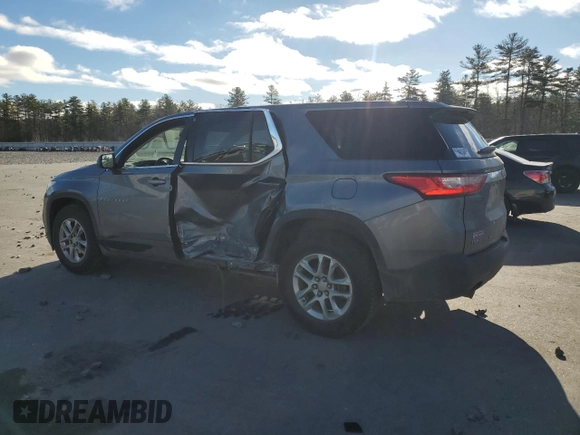 2019 Chevrolet Traverse LS with VIN 1GNEVFKW7KJ302692, listed as a Copart auction lot 81576744 with 94,856 mi miles and Salvage Title. Bid and sale history available at carsss.com. Image 2.