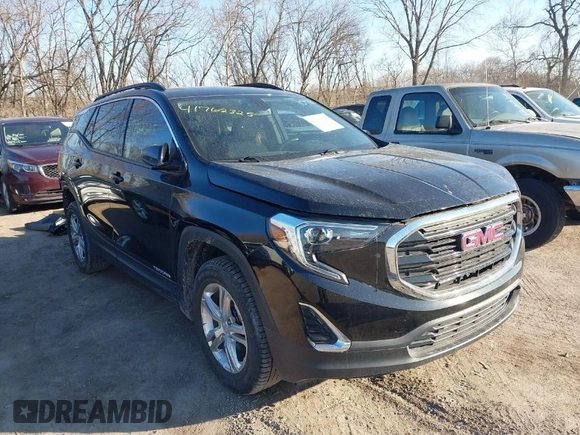 2018 GMC Terrain SLE with VIN 3GKALTEV5JL244687, listed as a IAAI auction lot 41762325 with 97,054 mi miles. Bid and sale history available at carsss.com. Image 1.