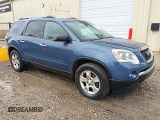 2012 GMC Acadia SL with VIN 1GKKRNED2CJ307051, listed as a IAAI auction lot 42101287 with 191,508 mi miles. Bid and sale history available at carsss.com. Image 1.