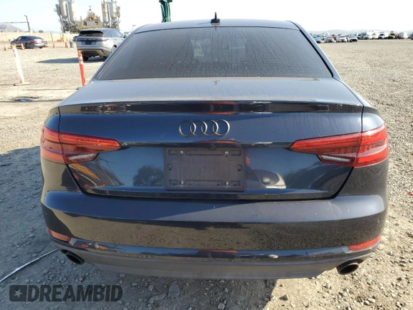 2017 Audi A4 Premium with VIN WAUGNAF40HN005663, listed as a Copart auction lot 52209295 with 117,924 mi miles and Clean Title. Bid and sale history available at carsss.com. Image 6.
