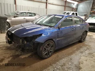 2021 Kia Forte GT-Line with VIN 3KPF34AD6ME306904, listed as a Copart auction lot 45990485 with 91,200 mi miles and Salvage Title. Bid and sale history available at carsss.com. Image 1.