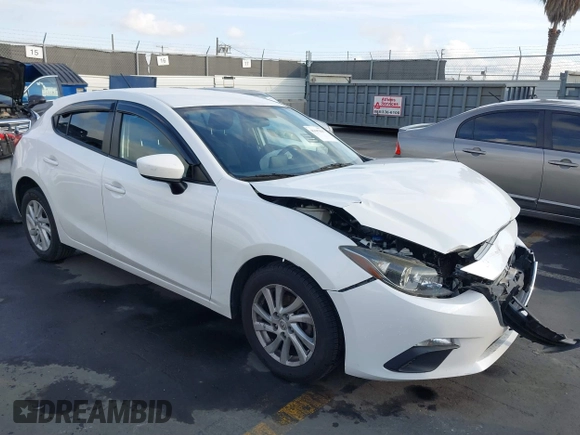2015 Mazda 3 i Sport with VIN JM1BM1K78F1242096, listed as a IAAI auction lot 41447819 with 91,738 mi miles and . Bid and sale history available at DreamBid. Image 1.