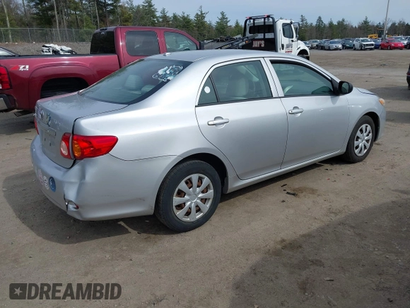 2009 Toyota Corolla with VIN 2T1BU40E99C175172, listed as a IAAI auction lot 42072575 with 176,714 mi miles. Bid and sale history available at carsss.com. Image 4.