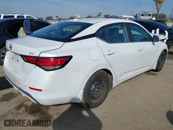 2020 Nissan Sentra SV z VIN 3N1AB8CV3LY303100, wystawiony jako IAAI lot #41588362 z przebiegiem 77 097 mil mil oraz . Historia ofert i sprzedaży dostępna na DreamBid. Obrazek 4.