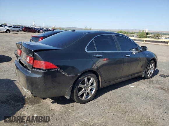 2005 Acura TSX with VIN JH4CL96995C020878, listed as a Copart auction lot 59736325 with 196,462 mi miles and Salvage title. Bid and sale history available at DreamBid. Image 3.