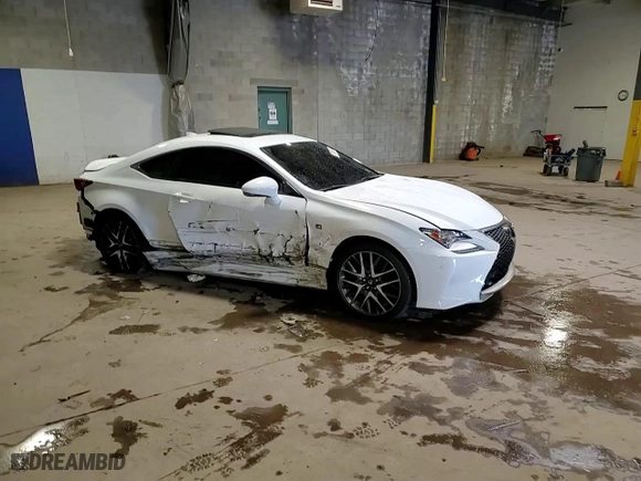 2015 Lexus RC 350 with VIN JTHSE5BC8F5005763, listed as a Copart auction lot 78868934 with 49,432 mi miles and Salvage Title. Bid and sale history available at carsss.com. Image 14.