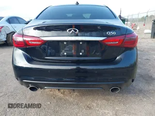 2019 Infiniti Q50 3.0t LUXE with VIN JN1EV7APXKM541986, listed as a IAAI auction lot 41571394 with 37,304 mi miles. Bid and sale history available at carsss.com. Image 16.
