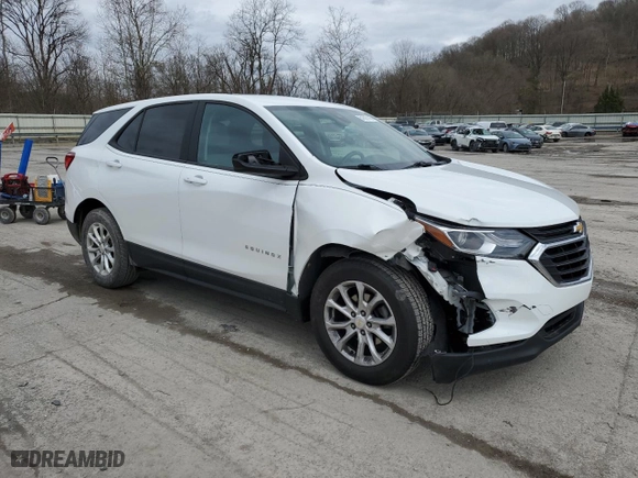 2020 Chevrolet Equinox LS with VIN 3GNAXSEV7LS700182, listed as a Copart auction lot 51627145 with 66,191 mi miles and Salvage Title. Bid and sale history available at carsss.com. Image 4.