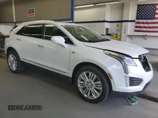 2017 Cadillac XT5 Premium Luxury AWD with VIN 1GYKNERS8HZ182429, listed as a Copart auction lot 53484205 with 133,859 mi miles and Salvage Title. Bid and sale history available at carsss.com. Image 4.