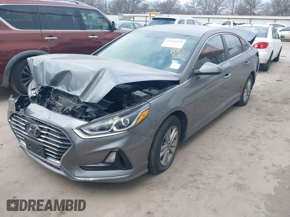 2019 Hyundai Sonata SE with VIN 5NPE24AF7KH751127, listed as a IAAI auction lot 41184221 with 83,267 mi miles and . Bid and sale history available at carsss.com. Image 22.