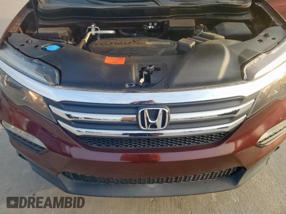 2016 Honda Pilot LX with VIN 5FNYF6H1XGB052815, listed as a Copart auction lot 51509745 with 35,343 mi miles and Clean Title. Bid and sale history available at carsss.com. Image 11.