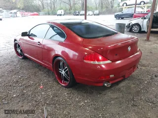 2004 BMW 6 Series 645Ci with VIN WBAEH73484B215624, listed as a IAAI auction lot 41935005 with 125,780 mi miles. Bid and sale history available at carsss.com. Image 3.