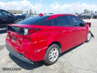 2020 Toyota Prius L Eco with VIN JTDKARFU0L3109596, listed as a IAAI auction lot 41950366 with 1 mi miles. Bid and sale history available at carsss.com. Image 4.