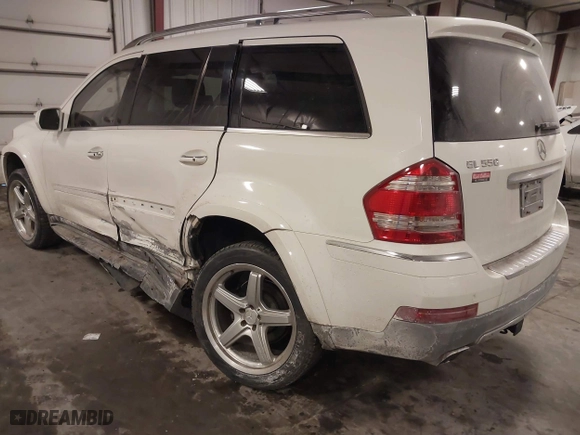 2009 Mercedes-Benz GL-Class 5.5L with VIN 4JGBF86E59A506399, listed as a IAAI auction lot 41618813 with 93,870 mi miles. Bid and sale history available at carsss.com. Image 3.