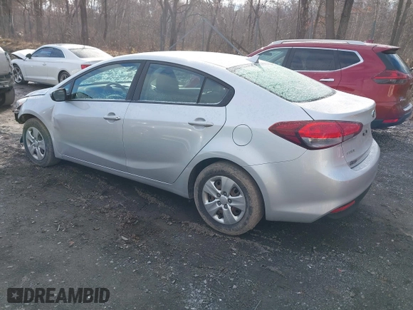 2018 Kia Forte LX with VIN 3KPFK4A74JE167784, listed as a IAAI auction lot 41969966 with 76,521 mi miles. Bid and sale history available at carsss.com. Image 3.