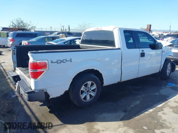 2011 Ford F-150 XL with VIN 1FTFX1EF3BFC28468, listed as a IAAI auction lot 41817055 with 128,359 mi miles. Bid and sale history available at carsss.com. Image 4.