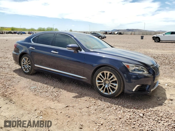 2017 Lexus LS with VIN JTHBL5EF7H5145429, listed as a Copart auction lot 53464275 with 101,142 mi miles and Salvage Title. Bid and sale history available at carsss.com. Image 4.