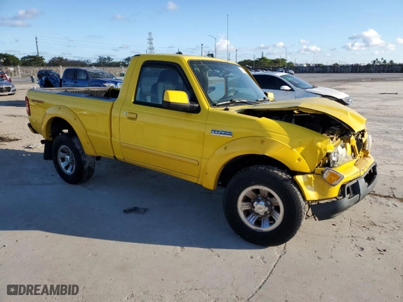 2006 Ford Ranger XL with VIN 1FTYR10U96PA41843, listed as a Copart auction lot 44309675 with 144,008 mi miles and Salvage Title. Bid and sale history available at carsss.com. Image 4.