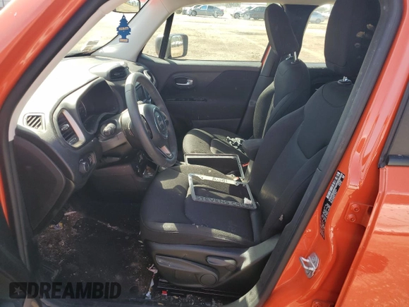 2017 Jeep Renegade Sport with VIN ZACCJAAB0HPE79168, listed as a Copart auction lot 61604485 with 63,296 mi miles and Salvage title. Bid and sale history available at DreamBid. Image 7.