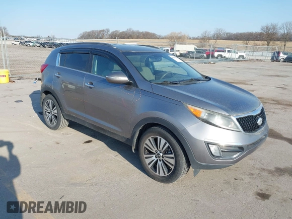 2014 Kia Sportage EX with VIN KNDPC3AC6E7662759, listed as a IAAI auction lot 41887950 with 150,000 mi miles and . Bid and sale history available at DreamBid. Image 1.