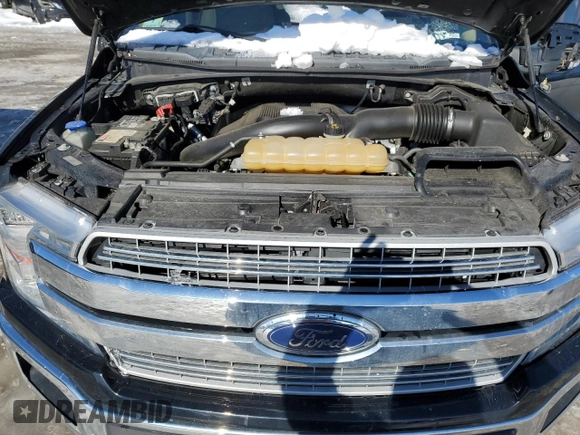2018 Ford F-150 XL with VIN 1FTEW1EG0JFB07905, listed as a Copart auction lot 43065005 with 132,923 mi miles and Salvage Title. Bid and sale history available at carsss.com. Image 11.