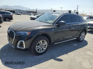 2023 Audi Q5 S line Premium with VIN WA1GAAFY9P2155489, listed as a Copart auction lot 58023625 with 18,513 mi miles and Salvage title. Bid and sale history available at DreamBid. Image 1.