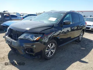 2018 Nissan Pathfinder SV with VIN 5N1DR2MNXJC629365, listed as a IAAI auction lot 41903187 with 120,730 mi miles. Bid and sale history available at carsss.com. Image 2.