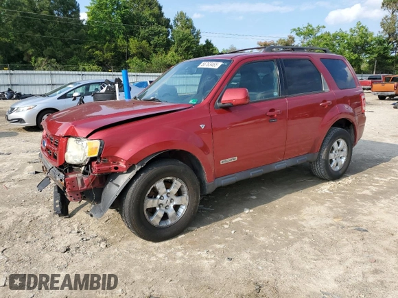 2008 Ford Escape Limited с VIN 1FMCU04168KB85011, выставлен на аукционе Copart как лот 56763465 с пробегом 147 710 миль миль и Списание • Salvage title. История ставок и продаж доступна на DreamBid. Изображение 1.