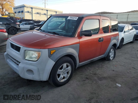 2003 Honda Element EX with VIN 5J6YH27683L048876, listed as a Copart auction lot 79563374 with 192,240 mi miles and Salvage Title. Bid and sale history available at DreamBid. Image 1.