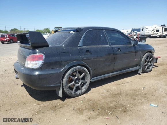 2007 Subaru Impreza Sedan WRX STI with VIN JF1GD76697L525791, listed as a Copart auction lot 61945654 with 105,074 mi miles and Salvage Title. Bid and sale history available at carsss.com. Image 3.