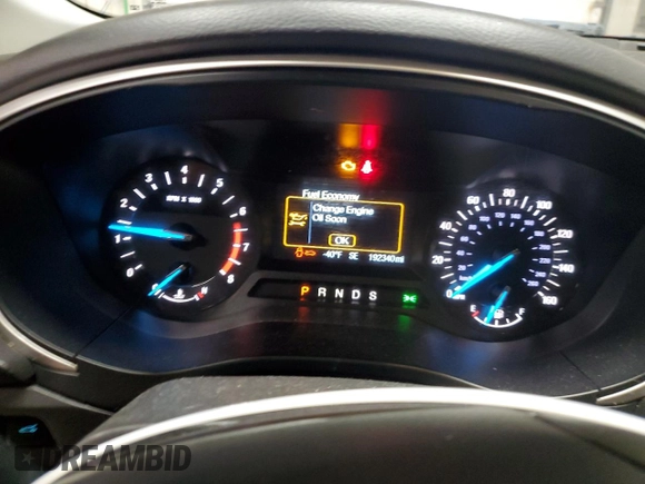 2014 Ford Fusion SE with VIN 3FA6P0HD0ER147820, listed as a Copart auction lot 45084645 with 192,340 mi miles and Salvage Title. Bid and sale history available at carsss.com. Image 9.