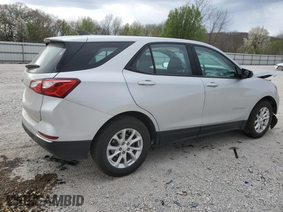 2018 Chevrolet Equinox LS with VIN 2GNAXHEV9J6220837, listed as a Copart auction lot 50612235 with 178,470 mi miles and Salvage Title. Bid and sale history available at DreamBid. Image 3.