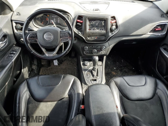 2020 Jeep Cherokee Latitude Plus with VIN 1C4PJMLBXLD617175, listed as a Copart auction lot 50235775 with 119,508 mi miles and Salvage Title. Bid and sale history available at DreamBid. Image 8.