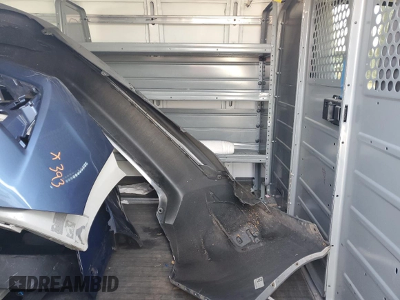 2018 Chevrolet Express Cargo Van with VIN 1GCWGAFG2J1169335, listed as a Copart auction lot 48899905 with 166,601 mi miles and Salvage Title. Bid and sale history available at carsss.com. Image 10.