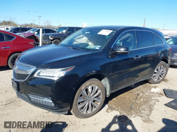 2014 Acura MDX Tech Pkg with VIN 5FRYD3H47EB014095, listed as a IAAI auction lot 41723865 with 99,790 mi miles. Bid and sale history available at carsss.com. Image 17.