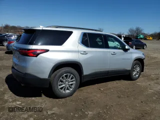 2022 Chevrolet Traverse LT Cloth with VIN 1GNEVGKW7NJ116290, listed as a Copart auction lot 50272815 with 93,140 mi miles and Non Repairable. Bid and sale history available at carsss.com. Image 3.