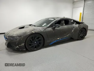 2014 BMW i8 z VIN WBY2Z2C57EVX64244, wystawiony jako Copart lot #55665815 z przebiegiem 56 551 mil mil oraz Czysty tytuł • Clean title. Historia ofert i sprzedaży dostępna na DreamBid. Obrazek 1.