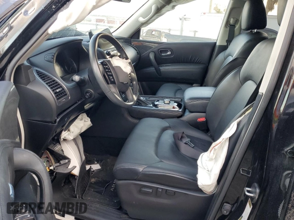 2022 Nissan Armada SV with VIN JN8AY2AC2N9161538, listed as a Copart auction lot 85223554 with Not Provided miles and Non Repairable. Bid and sale history available at carsss.com. Image 7.