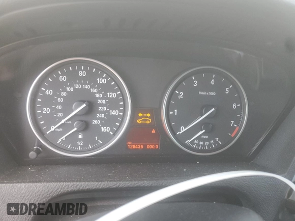 2013 BMW X5 xDrive35i with VIN 5UXZV4C58D0B12012, listed as a Copart auction lot 53380545 with 128,436 mi miles and Clean Title. Bid and sale history available at carsss.com. Image 9.