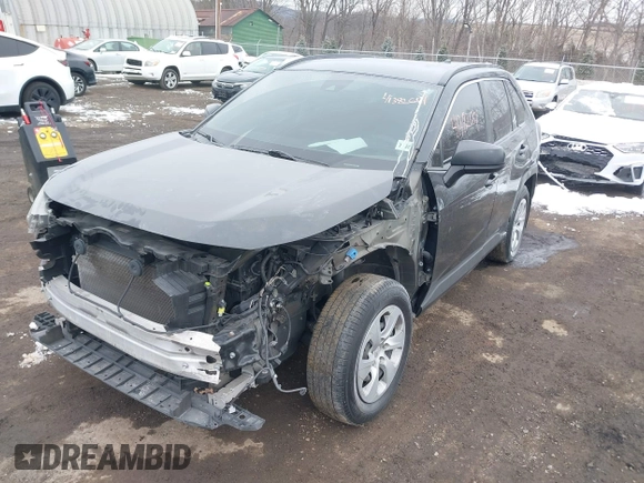 2019 Toyota RAV4 LE with VIN JTMF1RFV7KJ005465, listed as a IAAI auction lot 41559270 with 111,918 mi miles. Bid and sale history available at carsss.com. Image 17.