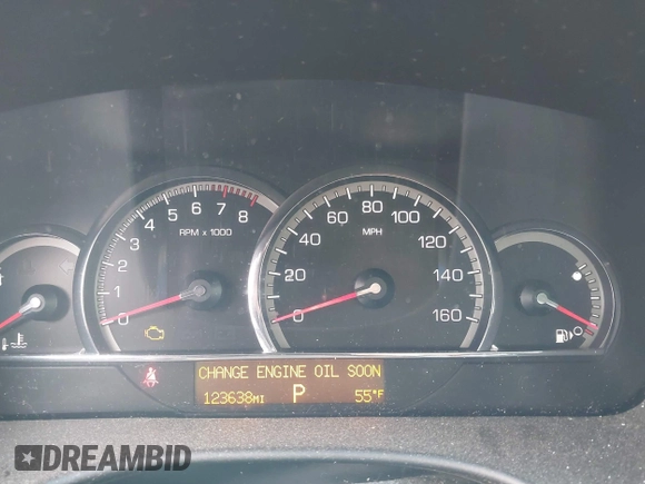 2008 Cadillac STS RWD w/1SB with VIN 1G6DW67V080126989, listed as a IAAI auction lot 42137899 with 123,638 mi miles. Bid and sale history available at carsss.com. Image 7.