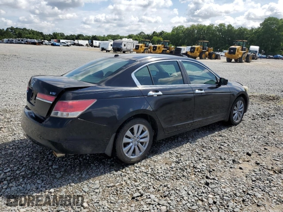 2011 Honda Accord EX-L with VIN 1HGCP3F87BA014189, listed as a Copart auction lot 60601405 with 152,407 mi miles and Salvage title. Bid and sale history available at DreamBid. Image 3.