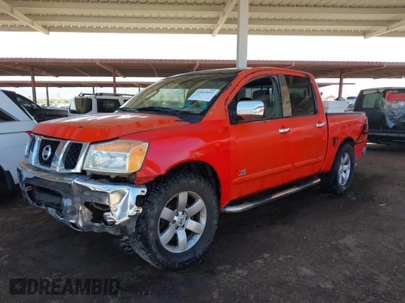 2004 Nissan Titan LE with VIN 1N6AA07A64N506938, listed as a IAAI auction lot 42005093 with 219,866 mi miles and . Bid and sale history available at DreamBid. Image 2.