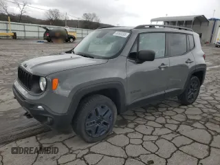 2021 Jeep Renegade Upland z VIN ZACNJDABXMPM30495, wystawiony jako Copart lot #49593395 z przebiegiem 59 823 mil mil oraz Szkoda całkowita • Salvage title. Historia ofert i sprzedaży dostępna na DreamBid. Obrazek 1.