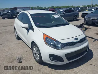 2013 Kia Rio SX with VIN KNADN5A30D6097807, listed as a IAAI auction lot 41958802 with 23,944 mi miles. Bid and sale history available at carsss.com. Image 1.