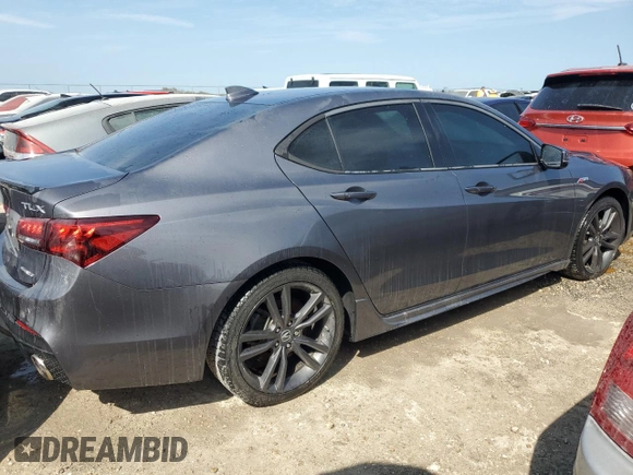 2020 Acura TLX w/A-Spec Pkg with VIN 19UUB3F69LA001401, listed as a Copart auction lot 74666004 with 0 mi miles and Salvage Title. Bid and sale history available at carsss.com. Image 3.