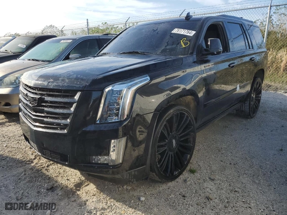 2018 Cadillac Escalade Platinum with VIN 1GYS3DKJ3JR318408, listed as a Copart auction lot 76171764 with 0 mi miles and Non Repairable. Bid and sale history available at carsss.com. Image 1.