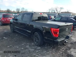 2021 Ford F-150 XL with VIN 1FTEW1EP6MFB74979, listed as a IAAI auction lot 41187461 with 59,707 mi miles. Bid and sale history available at carsss.com. Image 3.